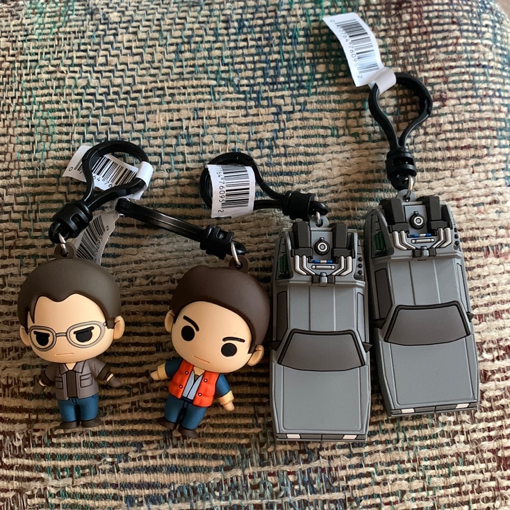 Back To The Future Keychains